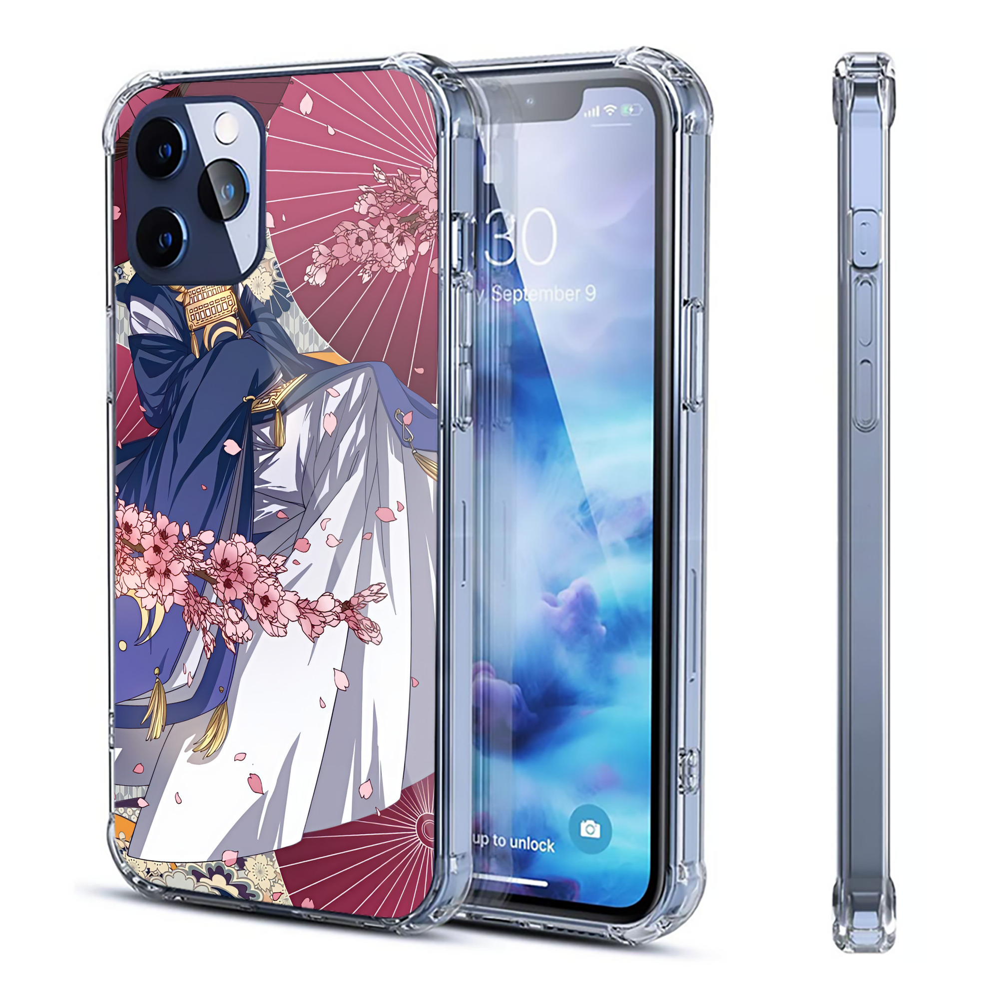 （画像用） 刀剣乱舞 Touken Ranbu 【iPhone 12シリーズ対応】透明スマホケース（クリアソフトケース）